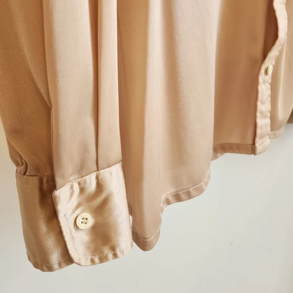 Metallic, Gold Blouse - Picture 3 of 12